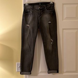 Forever 21 Distressed Jeans, Gray, size 27